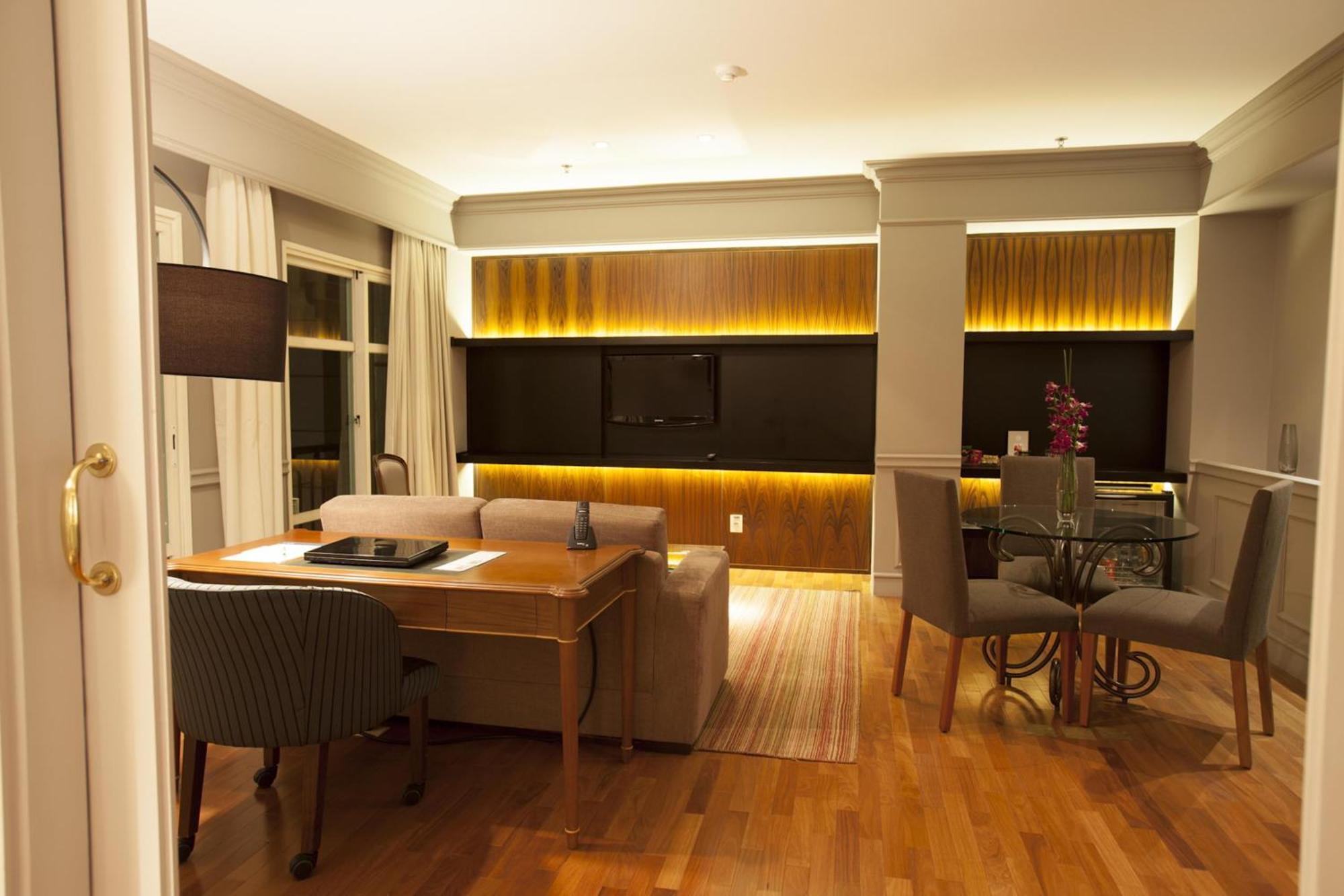 Gran Estanplaza Berrini Hotel São Paulo Phòng bức ảnh A living room in a typical apartment